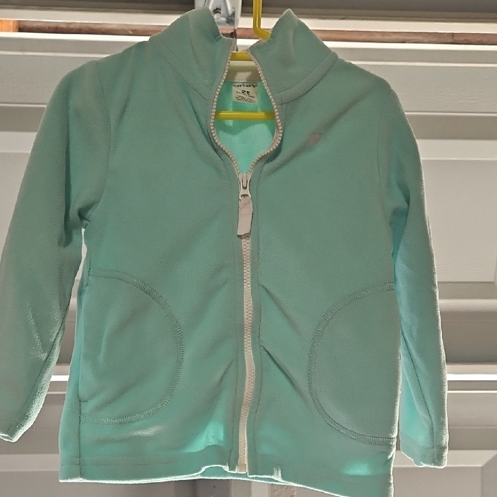 Carter's Aqua Fleece Jacket